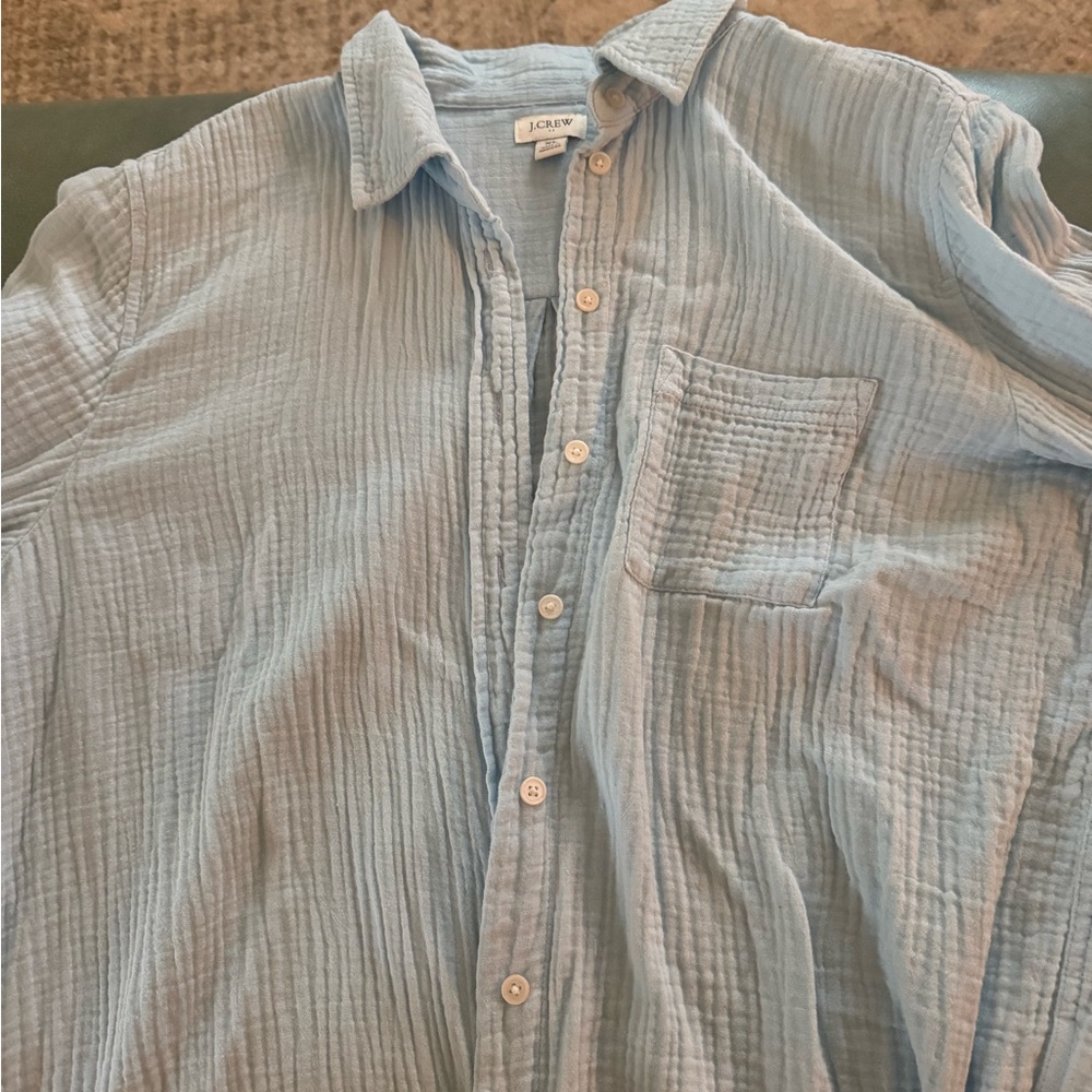 J. Crew Ladies Blue Shirt